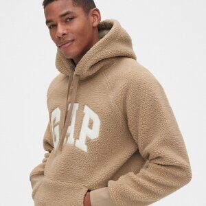 Gap Mens Logo Sherpa Hoodie